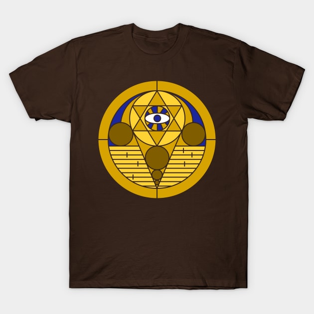 Pyramid Vintage Eye T-Shirt by machmigo